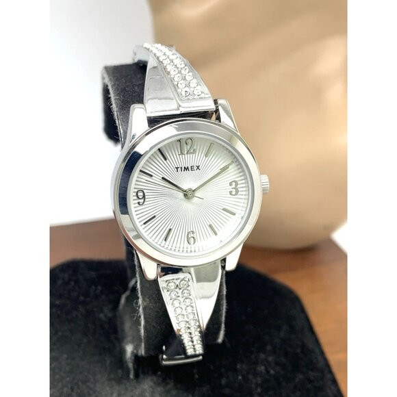 Timex Women's Watch TW2V69600 Quartz Silver Dial Stainless Steel Expansion 25mm - Picture 13 of 14